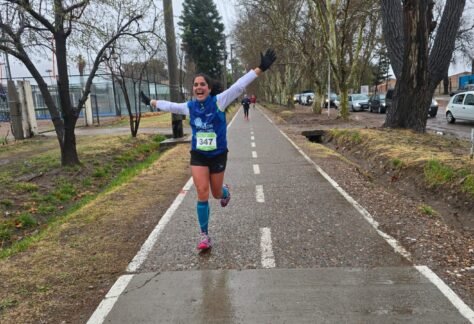 La sonrisa de Laura sintetiza el espíritu runner.