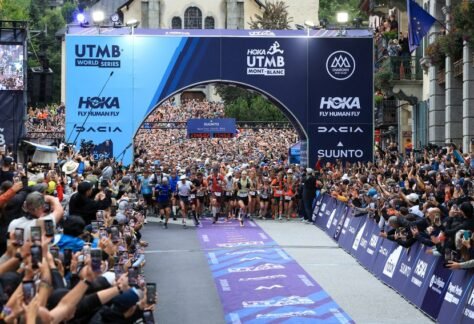 Largada de la UTMB 2025.
