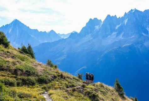 Los paisajes de las carreras de la UTMB son alucinantes.