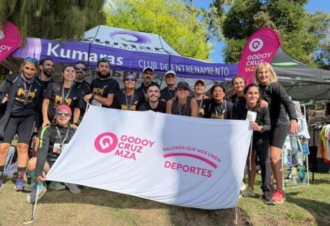 Los chicos del team municipal godoycruceño de running.