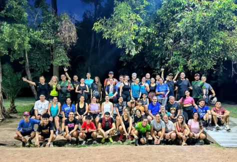 Integrantes de Los Cóndores y Runners de Ciudad.