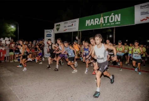 Largada de la Maratón de los Dos Años.