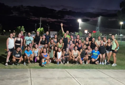Los atletas de Animal Running.