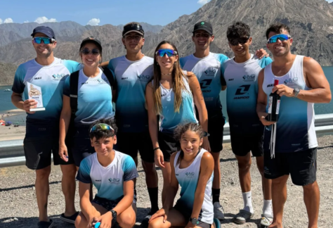 Triatletas del team MG Training.