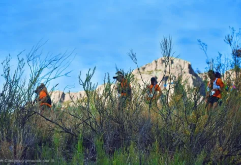 Uno de los tantos paisajes que regaló El Reto.