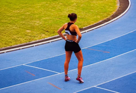 La atleta rumbo al futuro... Ph: Cata Vellesiph