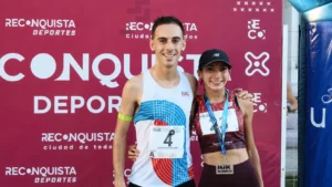 Nahuel Di Leva y Lucía Juárez.