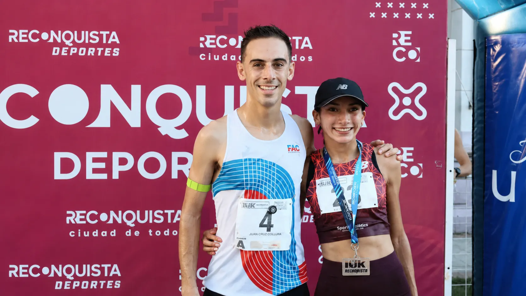 Nahuel Di Leva y Lucía Juárez.