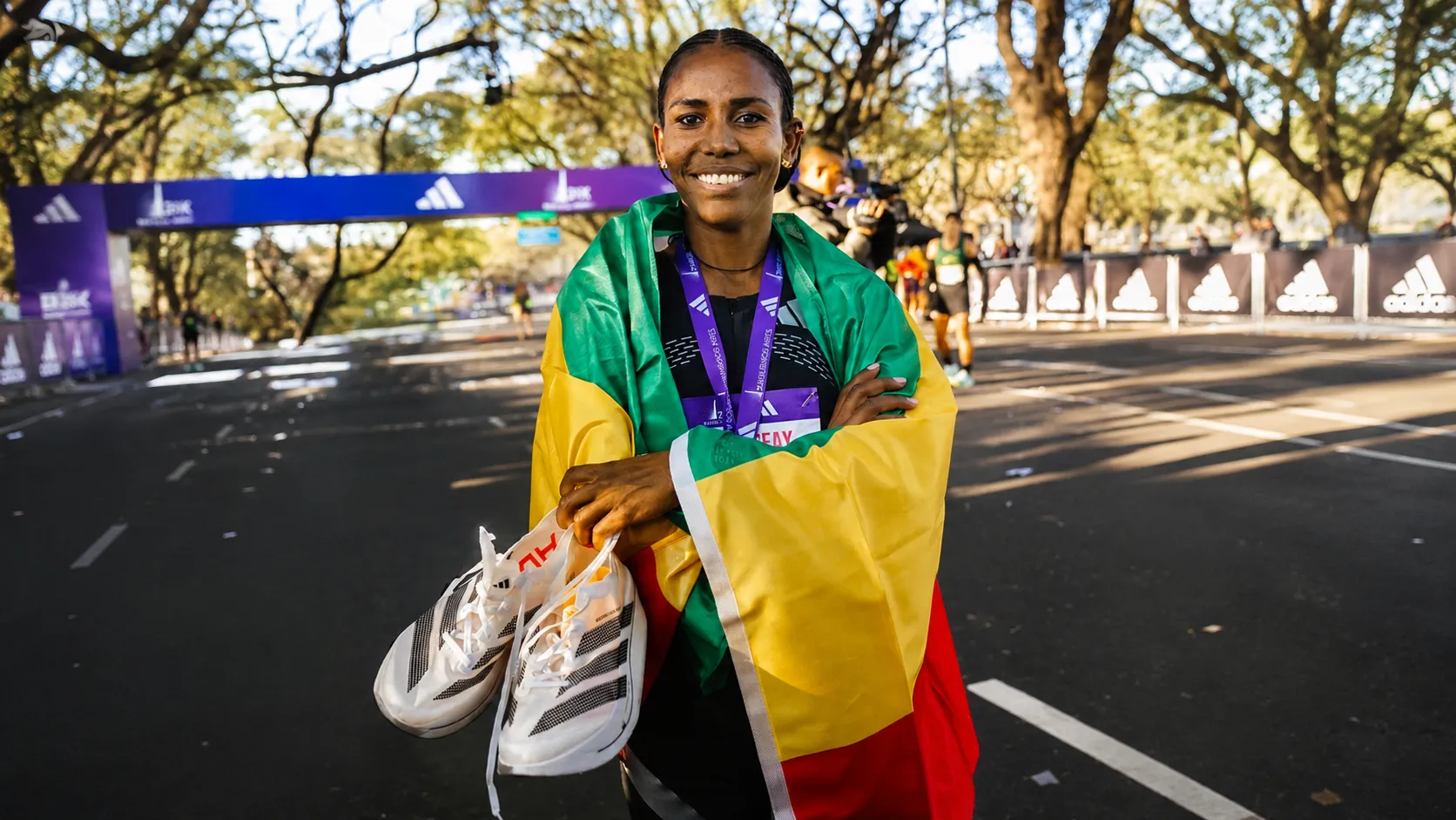 Media Maratón de Buenos Aires Fotyen Tesfay