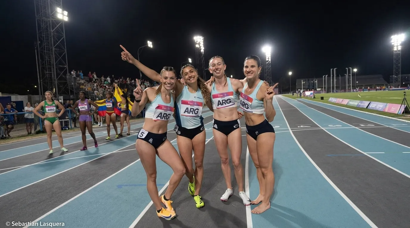 Juegos Suramericanos 2026 POsta Femenina 4x400