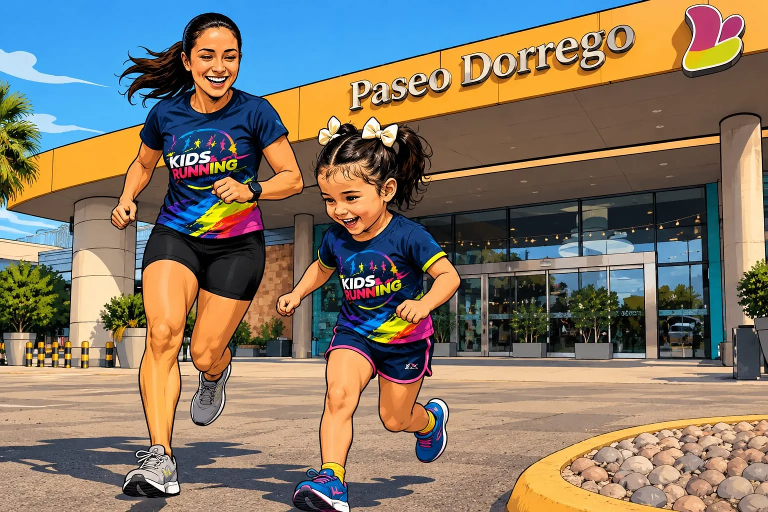 Kids Running Dorrego