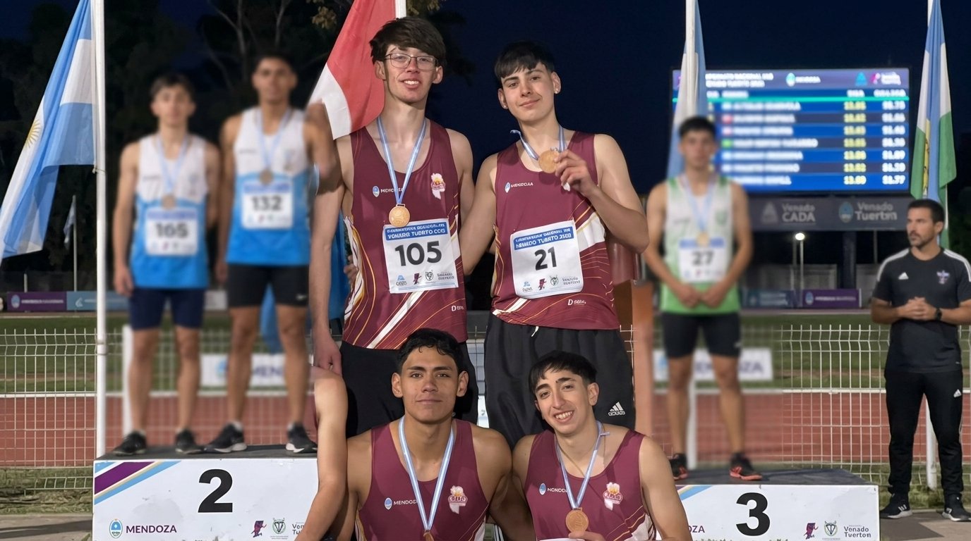 Nacional U18 - Posta 4x100 Mendoza