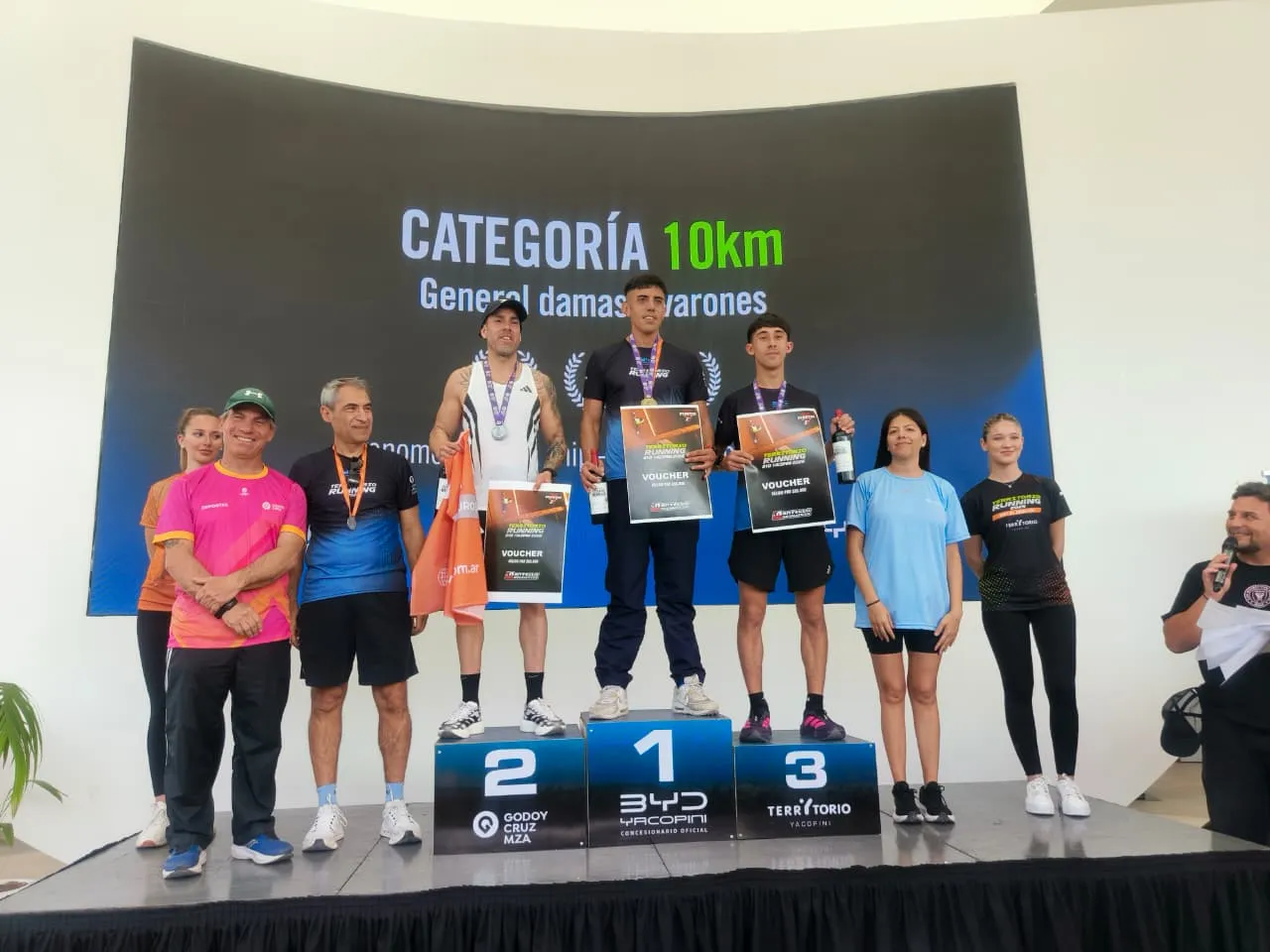 Podio masculino 10K
