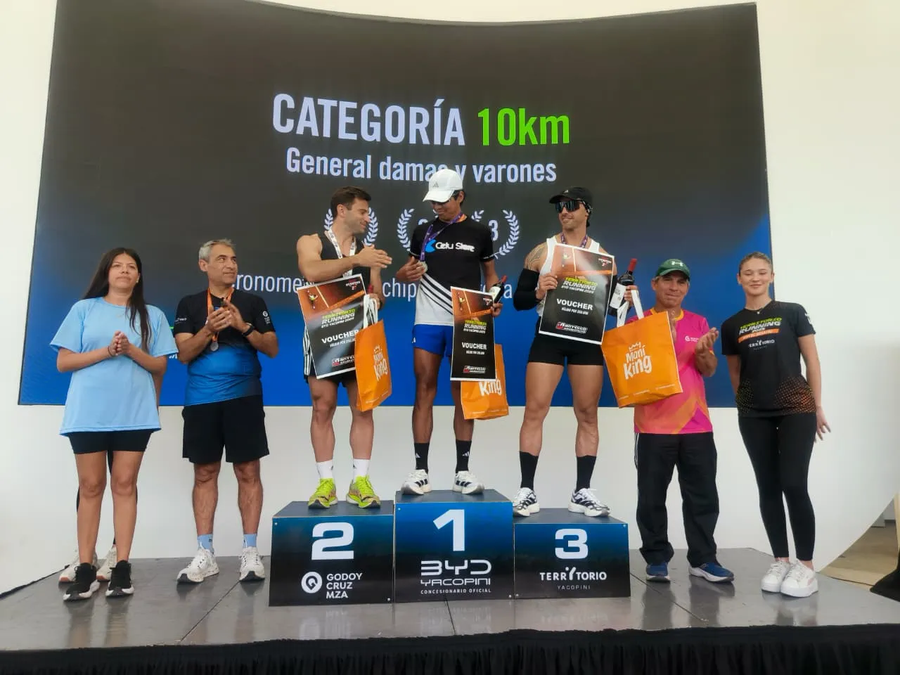 Podio masculino 5K