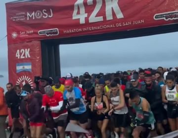 Largada de los 42K de San Juan.